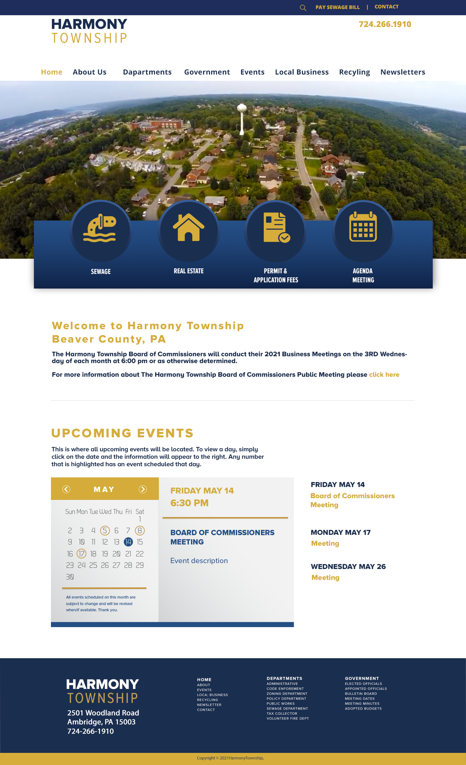 University of Kentucky's upcoming events webpage with navigation options.